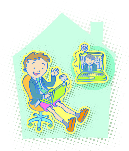 远程办公吗?在家工作图片下载