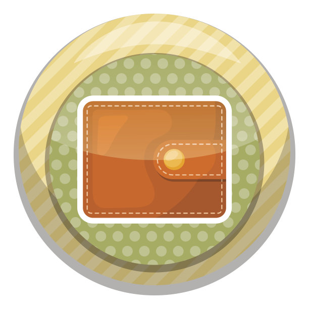 钱包彩色图标图片下载