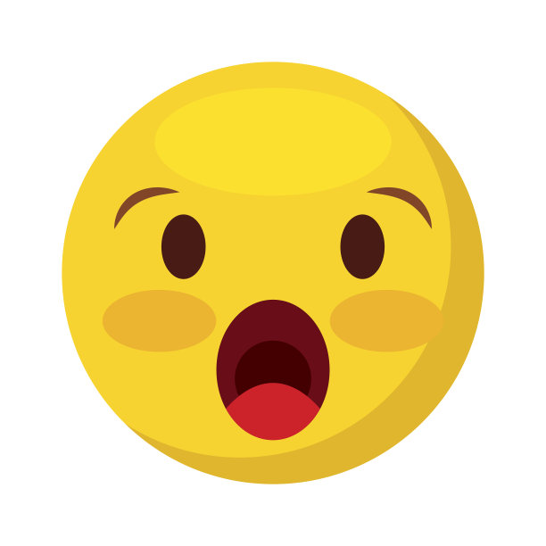 漫画脸表情孤立图标图片下载