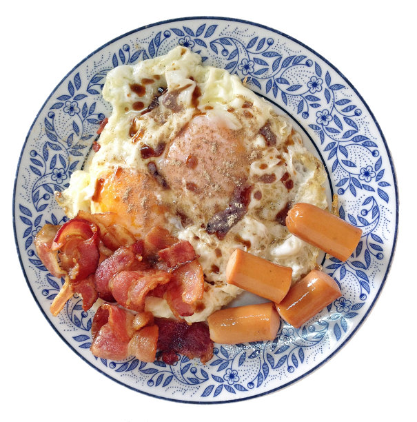 简单的蛋白质的早餐图片下载