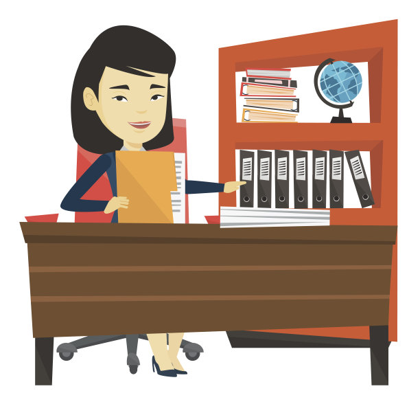 处理文件的办公室职员图片下载