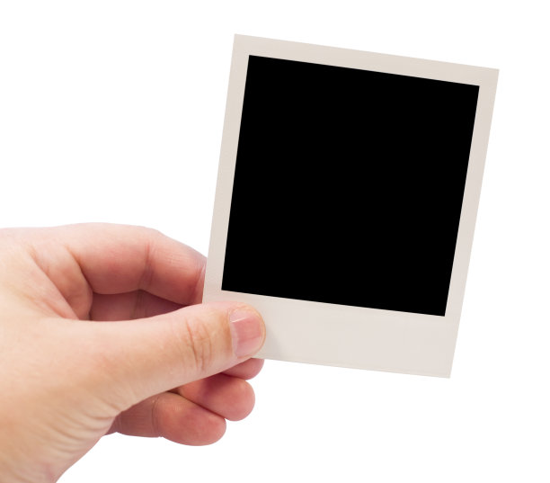 空白的宝丽来框架。图片下载