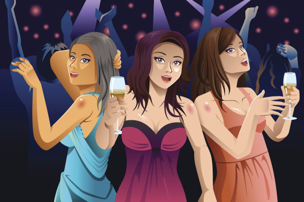 在俱乐部跳舞的女人图片下载