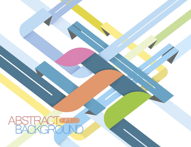 抽象的形状颜色风格图片下载