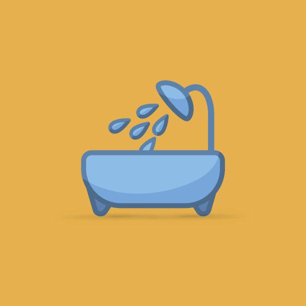 浴缸里的图标图片下载