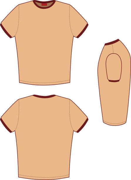 女式短袖t恤图片下载