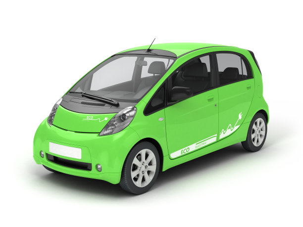 电动车孤立在白色图片下载