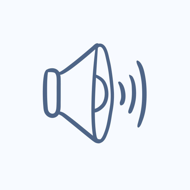 扬声器音量草图图标图片下载
