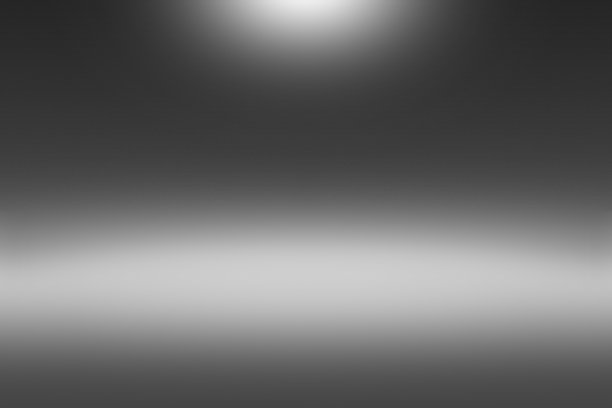 产品展示聚光灯在黑色背景-软模糊，雾无限黑暗地平线地板图片下载