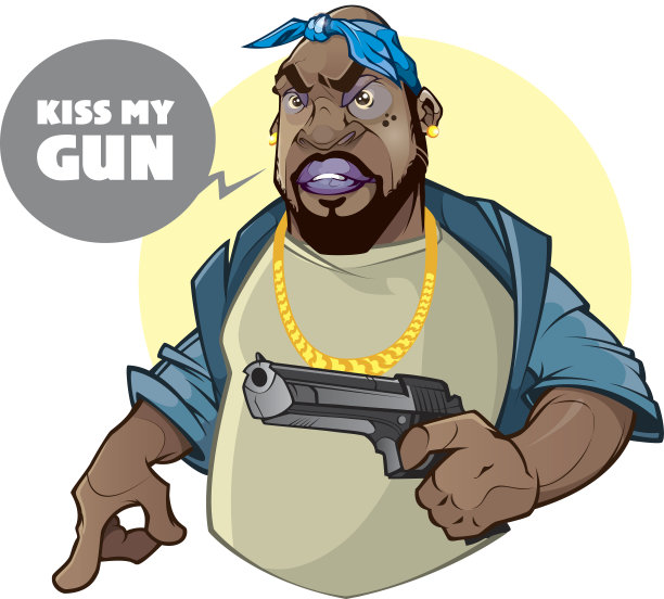 吻我的枪图片下载