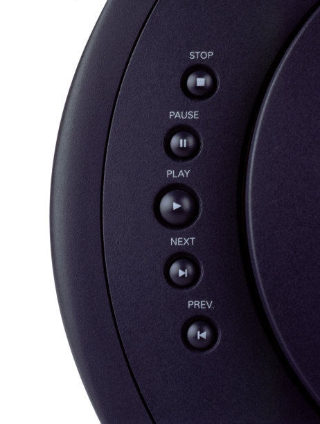 白色背景下老式电话的特写镜头图片下载