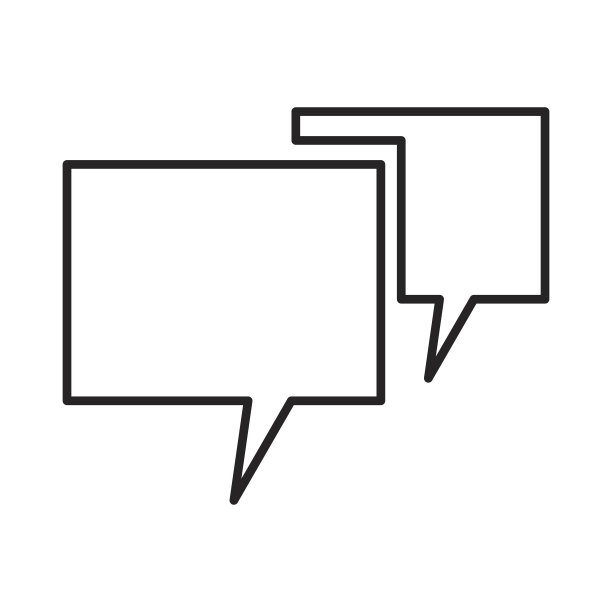 语音气泡隔离图标图片下载
