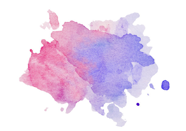 抽象艺术的彩色油漆飞溅孤立的白色背景图片下载