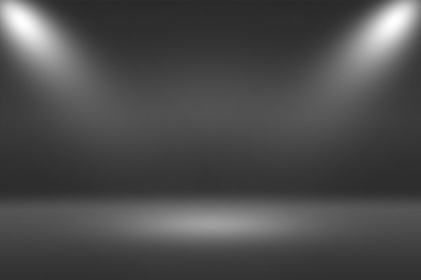 产品展示聚光灯在黑色背景-脆和清晰的无限地平线黑暗地板图片下载