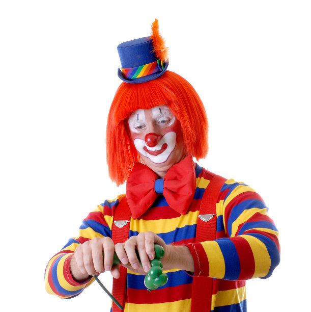 小丑制作气球动物图片下载