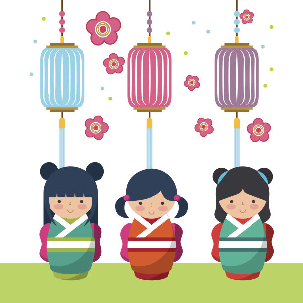 日本女孩设计图片下载