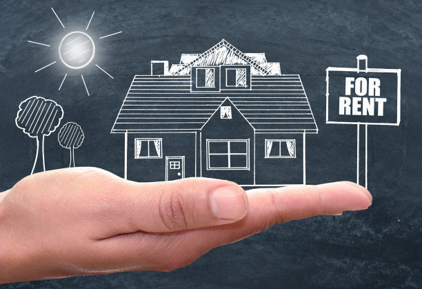 出租的房产素材图片