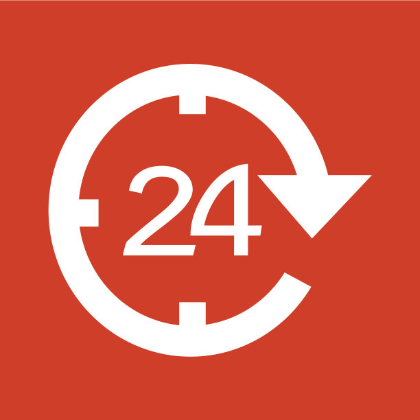 24小时图标插图设计图片下载