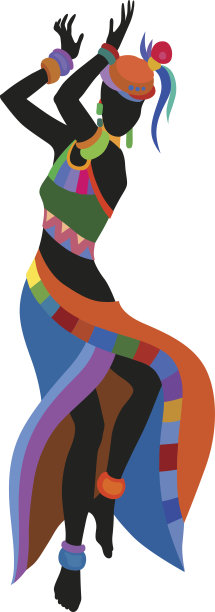 民族舞蹈非洲妇女图片下载