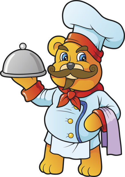 厨师的泰迪熊图片下载