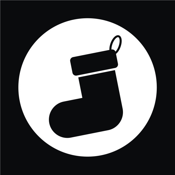 圣诞袜的图标图片下载