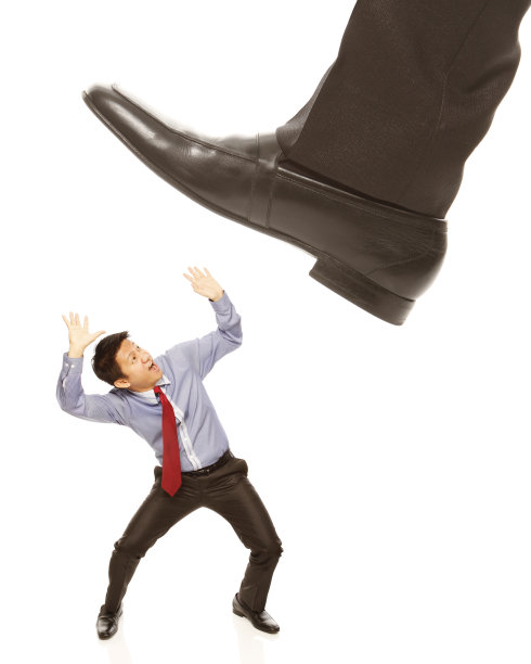 即将被踩上的商人图片下载