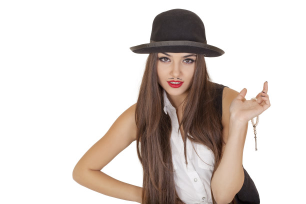 有胡子的漂亮女人图片下载