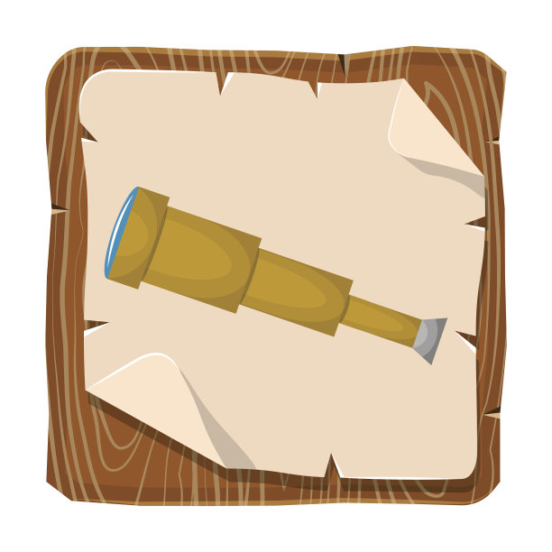 望远镜彩色图标图片下载