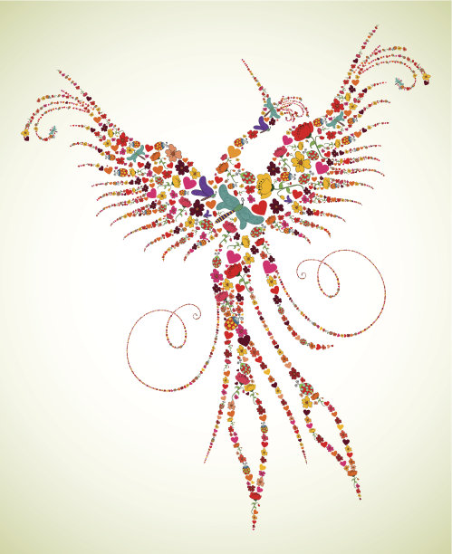 春天凤凰鸟图片下载