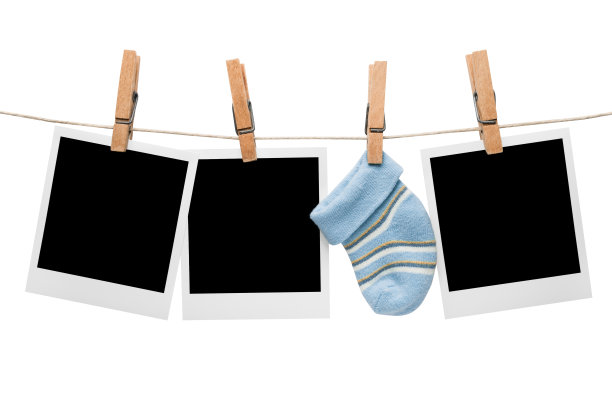 空白照片和婴儿袜图片下载