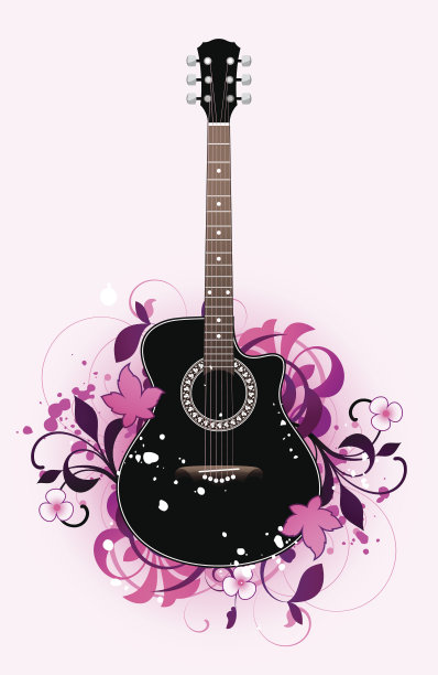 吉他抽象图片下载