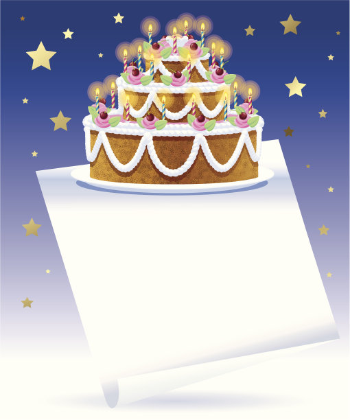 生日蛋糕图片下载