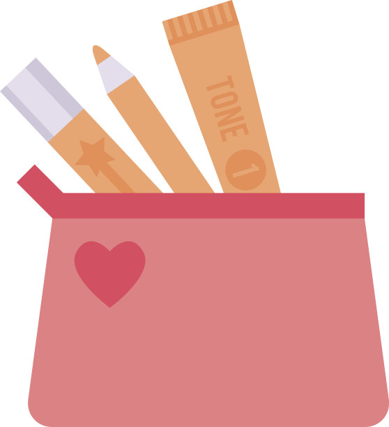 皮肤矫正化妆品矢量插图。图片下载