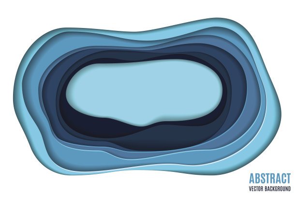 抽象的纸雕背景。素材图片