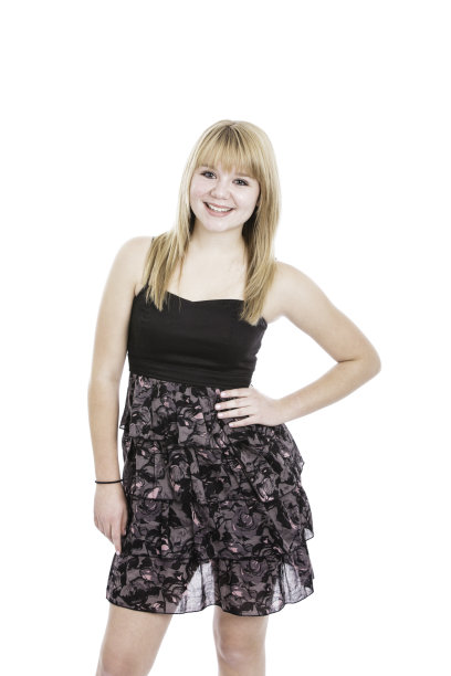 自信美丽的现代Z一代青年女性图片下载