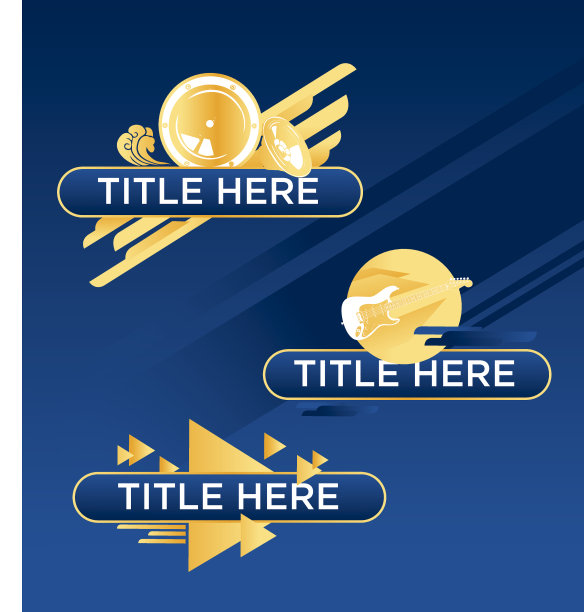 音乐图标黄金图片下载