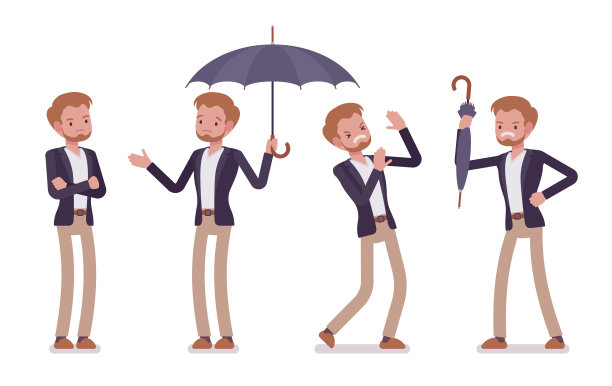 一群年轻悲伤的花花公子表现出负面情绪图片下载