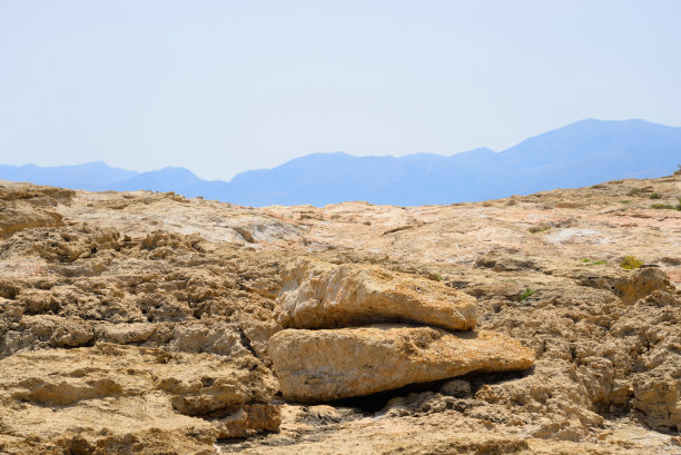 夏天的风景,克里特岛。图片下载