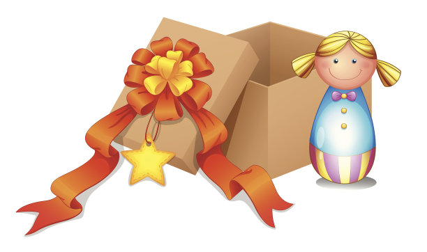 带盒子的娃娃图片下载