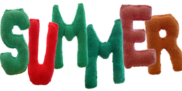 夏季背景编织字母图片下载