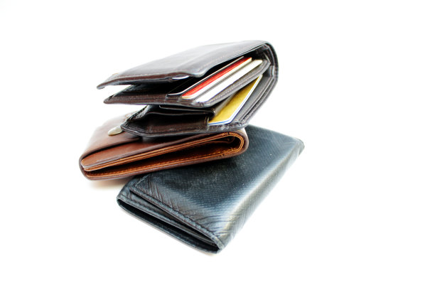 钱夹一个接一个地叠在一起图片下载