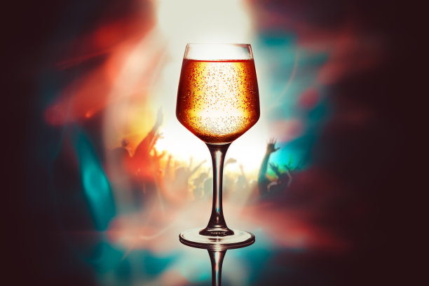 鸡尾酒的抽象背景图片下载