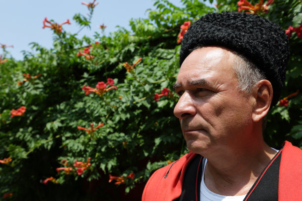 一个严肃的库班哥萨克人的肖像图片下载