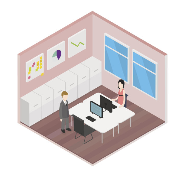 等距的房间图片下载