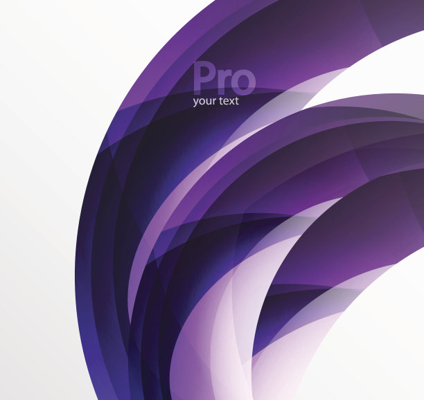 未来高科技玻璃波抽象背景。色彩曲线具有光泽效果素材图片