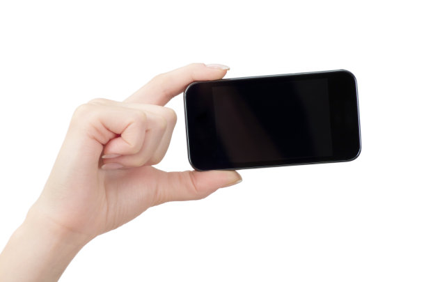 手机在女性手中图片下载