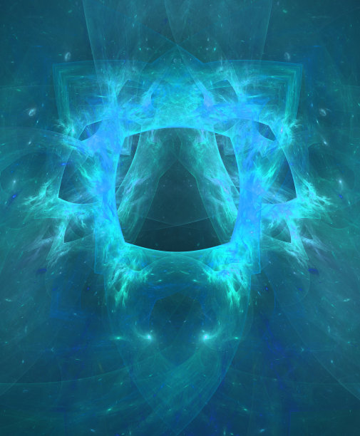 三维抽象分形背景图片下载