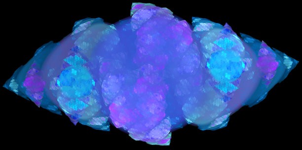 三维抽象分形背景图片下载