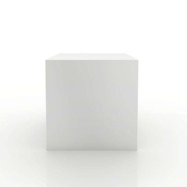 空白框上的白色背景。三维渲染图片下载