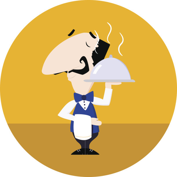 意大利的服务员图片下载